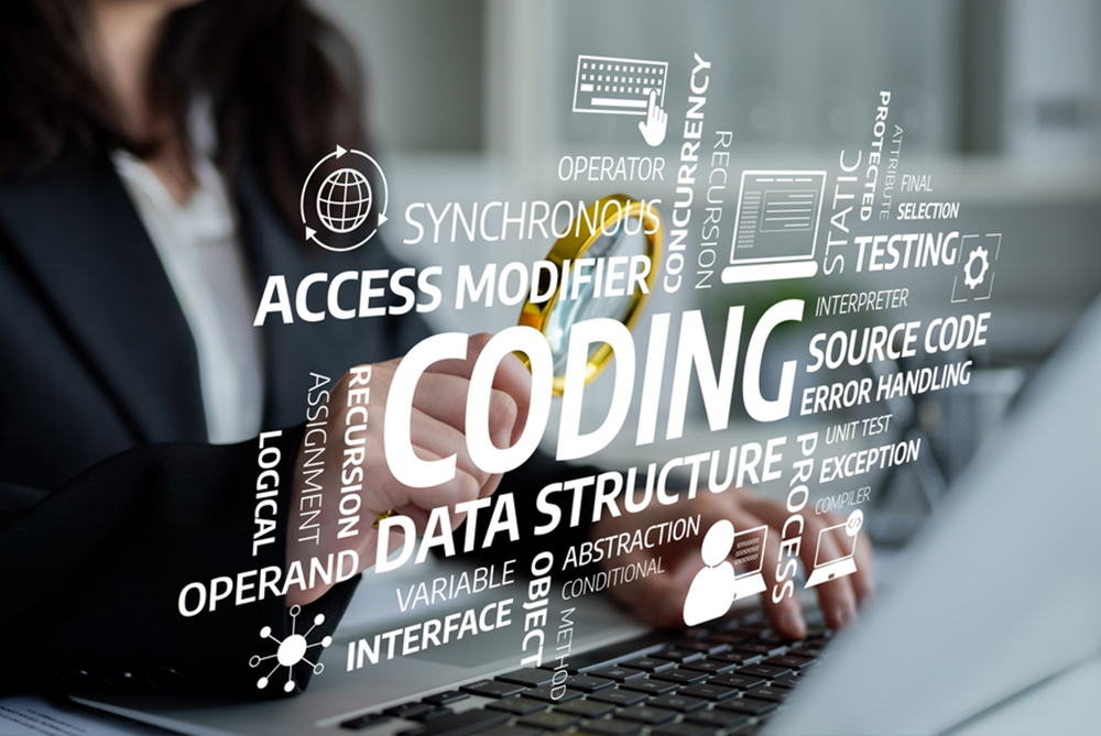 hands,on,laptop,,with,a,futuristic,gui,displaying,environmental,icons